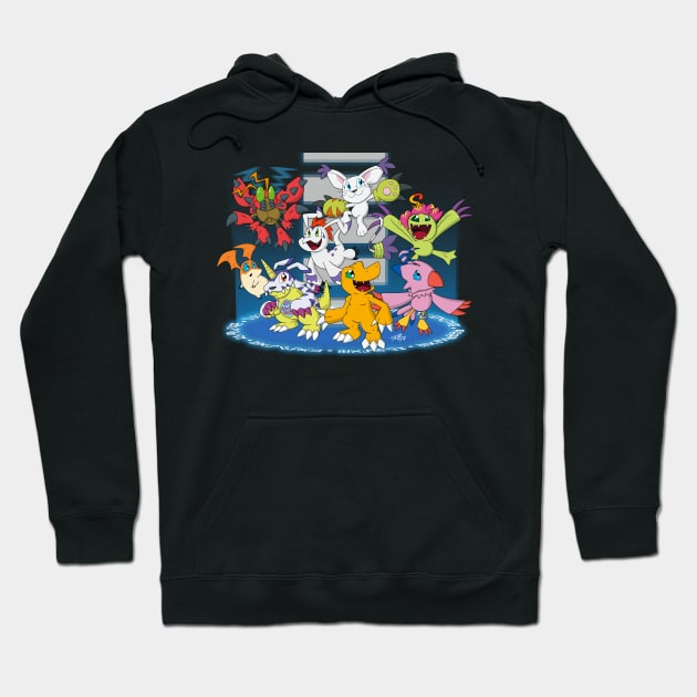 Digimon Adventure Hoodie by soldominotees